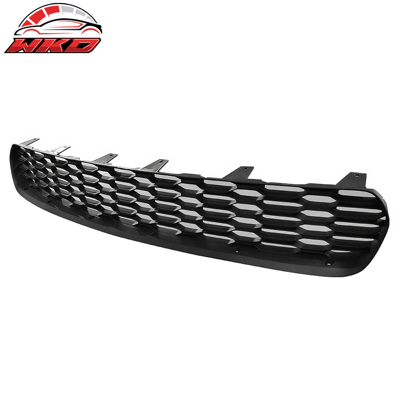 Fits 15-23 Charger SRT Upper Lower LED Grilles Front Bumper Cover W/ Pink Lip PP