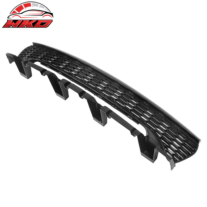 Fits 15-23 Charger SRT Upper Lower Grilles Front Bumper Cover Yellow Lip PP LED