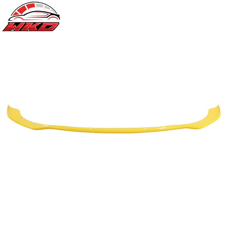 Fits 15-23 Charger SRT Upper Lower Grilles Front Bumper Cover Yellow Lip PP LED