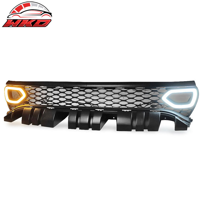 Fits 15-23 Charger SRT Scat Pack Front Upper Grille LED Lights PP
