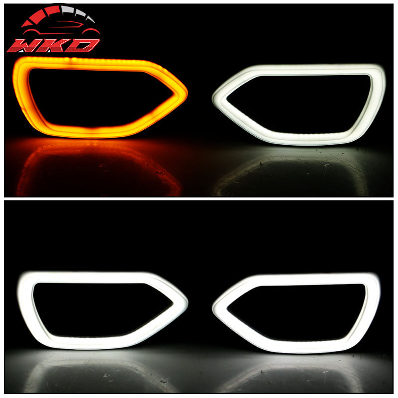 Fits 15-23 Charger SRT Scat Pack Front Upper Grille LED Lights PP