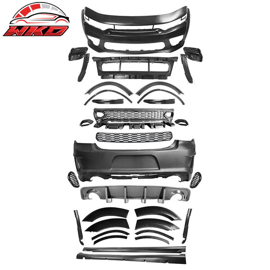 Wholesale 15-23 Charger Widebody Bumper Covers SRT Grille Carbon Fiber Print Diffuser