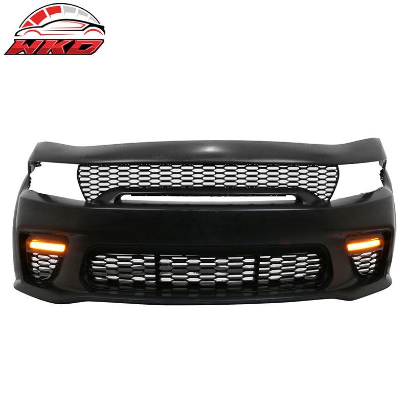 Wholesale 20-23 Charger Widebody SRT Front Bumper Assembly Replacement W/ LED Grille