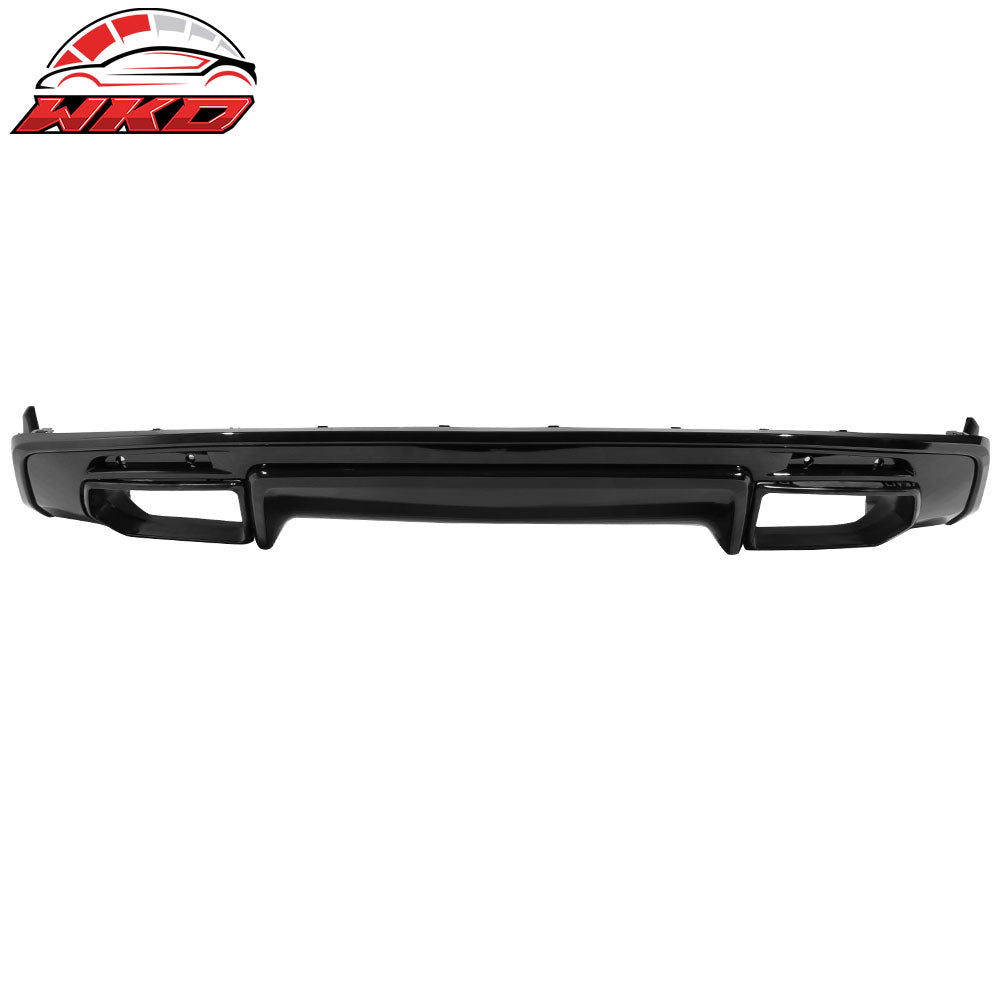 Fits 16-24 Chevrolet Camaro OE Style Unpainted Black Rear Bumper Lip Diffuser PP