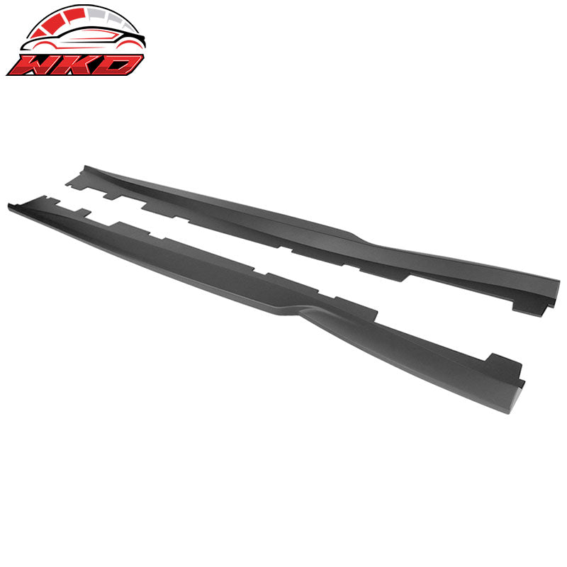 Wholesale 16-24 Chevrolet Camaro A Style 2PCS Side Skirts Extensions ABS Matte Black