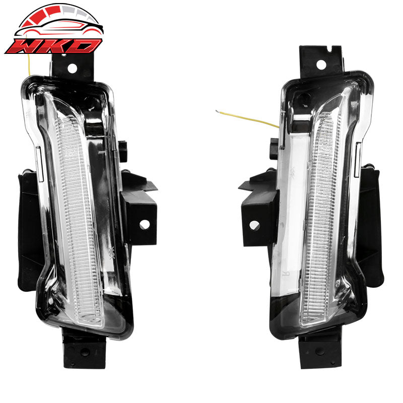 Wholesale 16-24 Chevrolet Camaro 2PCS DRL Fog Lights Clear W/Amber Switchback Signal