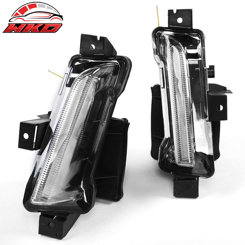 Fits 10-13 Camaro ZL1 Style Front Bumper Cover Conversion Black Headlights DRL