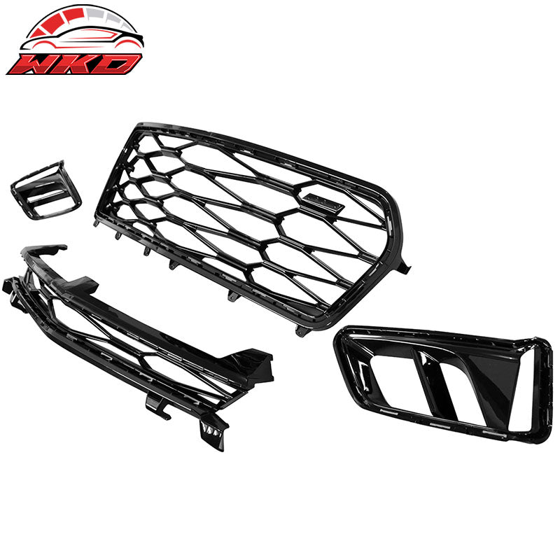Fits 16-18 Chevy Camaro ZL1 Style Front Bumper Cover w/ OE Style Rear Diffuser