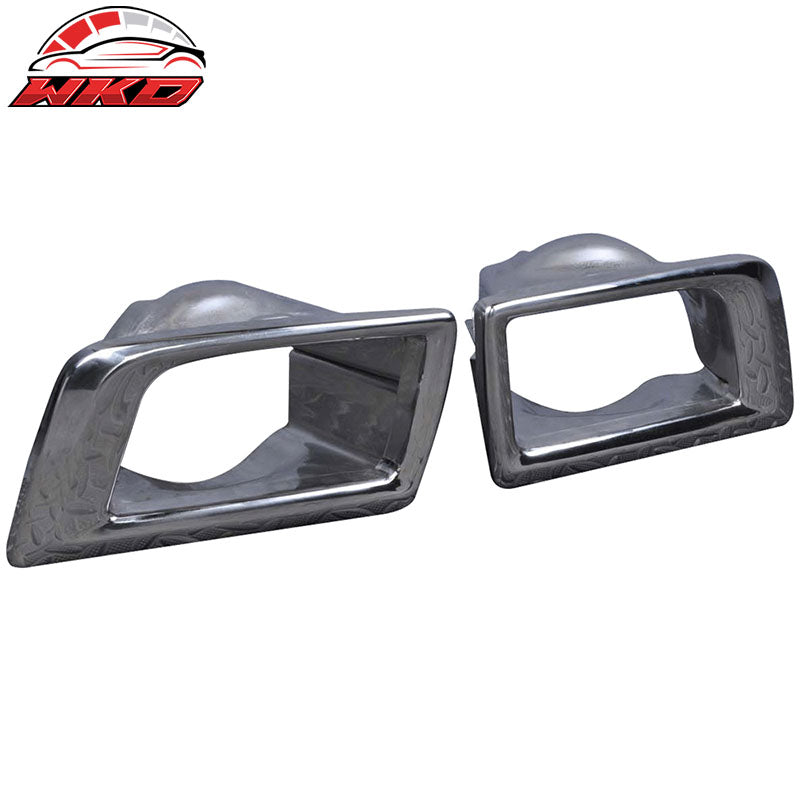 Fits 10-13 Chevy Camaro OE Style Rear Bumper Lip Diffuser & Muffler Tips