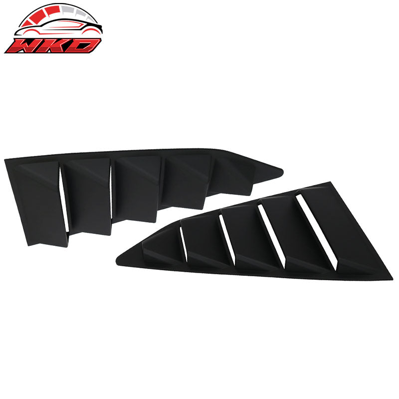 Fits 16-24 Chevy Camaro Rear + Side Window Louvers + GT Trunk Spoiler Wing - ABS