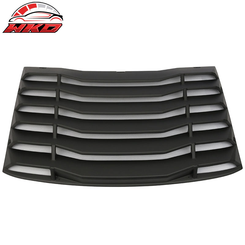 Fits 16-24 Chevy Camaro Rear + Side Window Louvers + GT Trunk Spoiler Wing - ABS