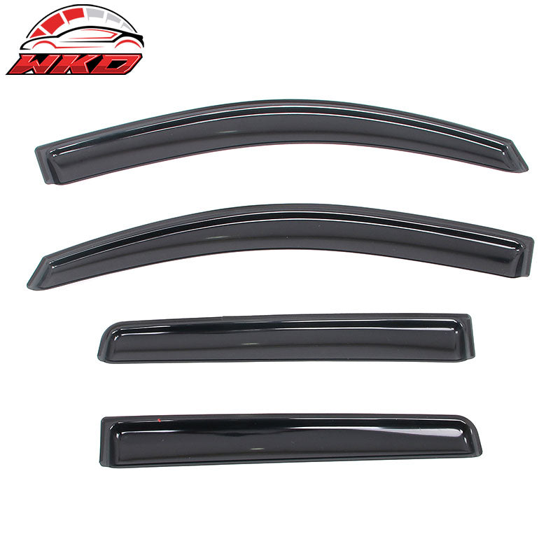 Fits 23-26 Chevy Colorado GMC Canyon Crew Cab Window Visors Deflector In-Channel