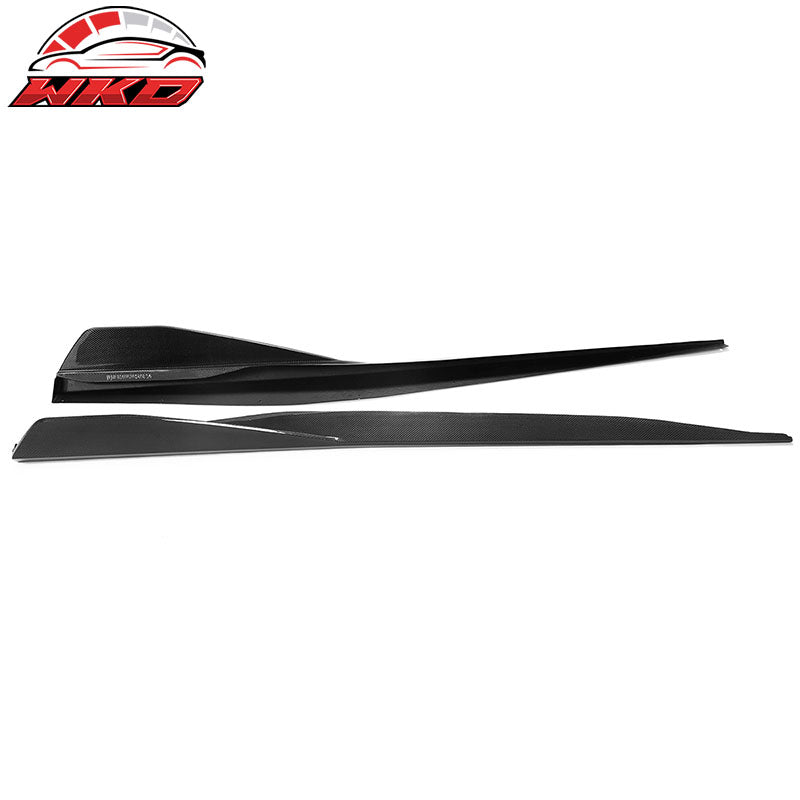Fits 20-26 Chevy Corvette C8 Carbon Fiber 5VM Style Side Skirts