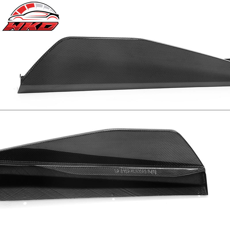 Fits 20-26 Chevy Corvette C8 Carbon Fiber 5VM Style Side Skirts