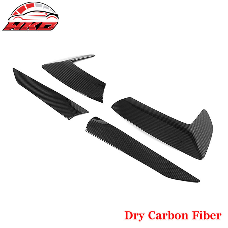 Dry Carbon Fiber Wholesale 20-26 Chevy Corvette Gloss Black Fender Vent Door Garnish - Wikond Auto
