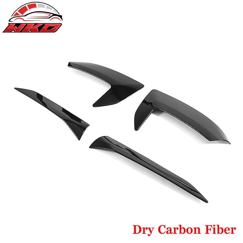 Dry Carbon Fiber Wholesale 20-26 Chevy Corvette Gloss Black Fender Vent Door Garnish - Wikond Auto