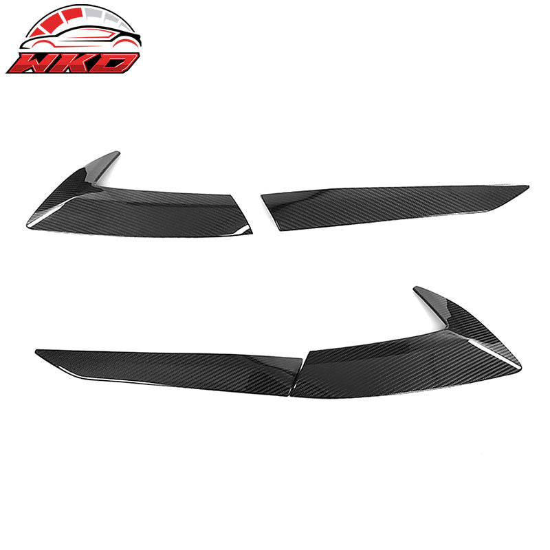 Dry Carbon Fiber Wholesale 20-26 Chevy Corvette Gloss Black Fender Vent Door Garnish - Wikond Auto