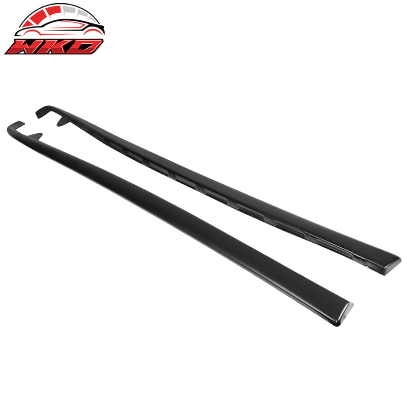 Fits 05-13 Chevy Corvette C6 Base ZL1 Style Matte Black Side Skirts - PP