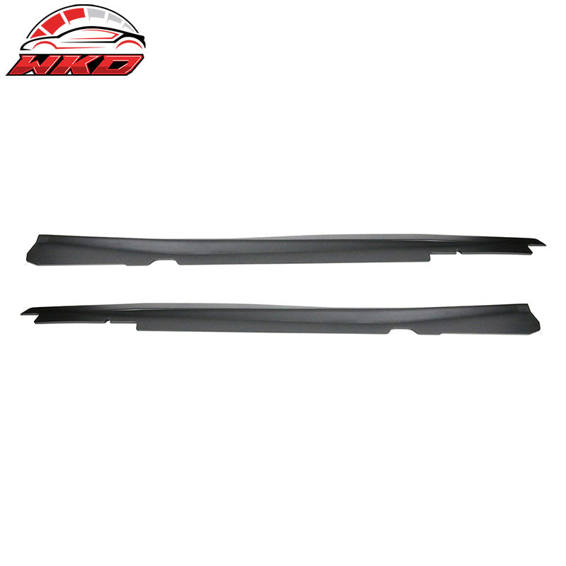 Fits 14-19 Chevy Corvette C7 Z06 Style Side Skirts Rocker Panel ABS Matte Black