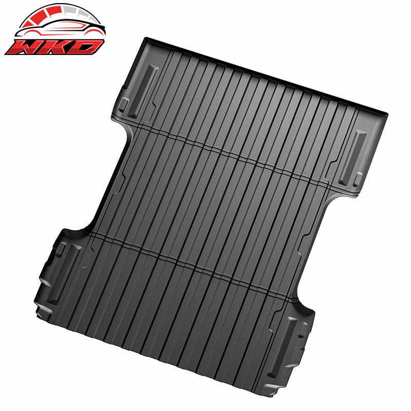 For 07-19 Silverado Sierra 1500 2500HD 3500HD 6.6Ft Rear Truck Bed Mat Liner TPE