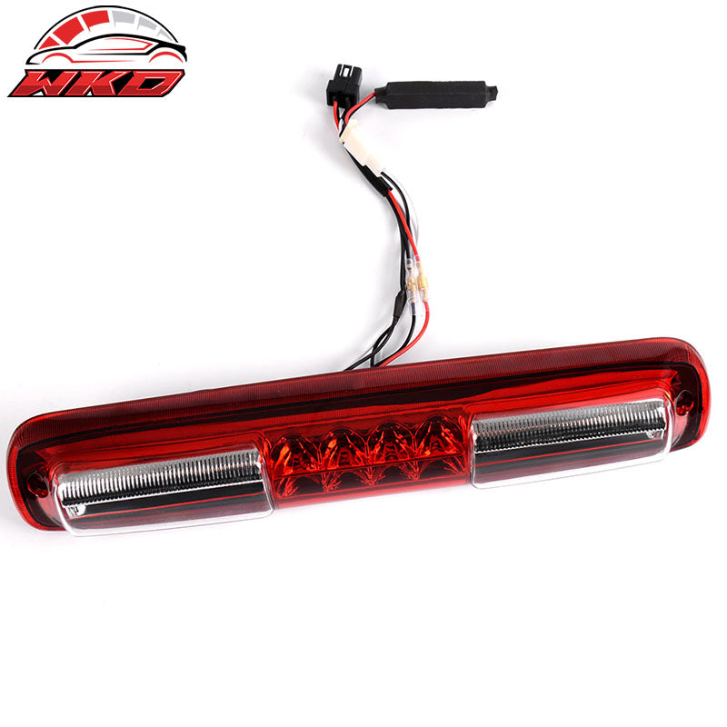 Fits 99-07 Silverado Sierra 1500 2500 3500 Clear LED 3rd Brake Light Cargo Lamp