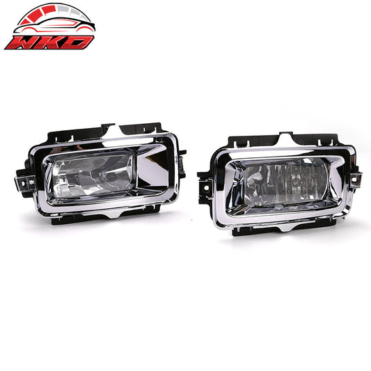 Wholesale 13-15 Chevy Silverado OE Style Front Fog Light Lamp Bezel Cover Shell Black - Wikond Auto