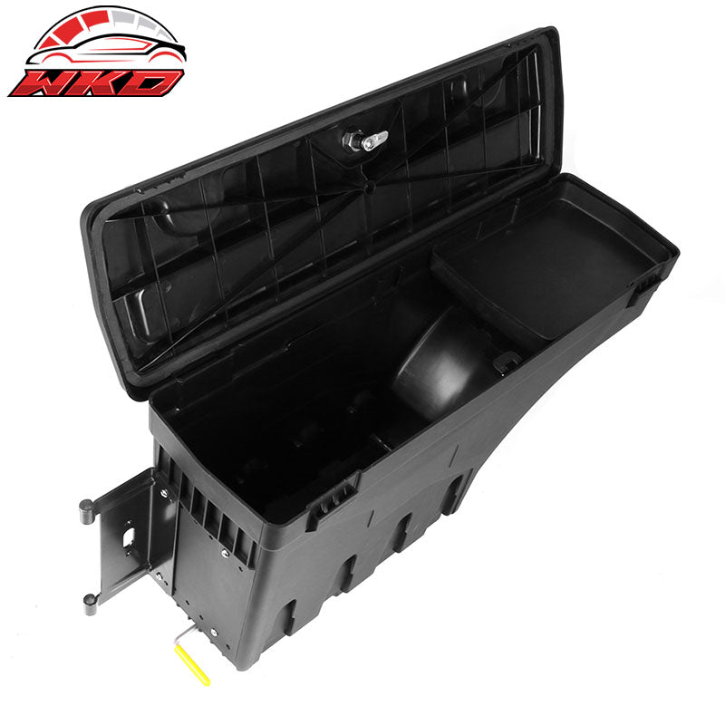 Fits 07-18 Silverado Sierra ABS Truck Bed Storage Box Toolbox Driver Passenger