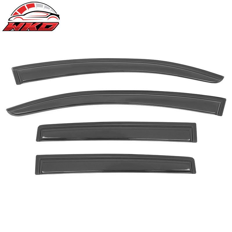 Fits 13-15 Chevy Spark Window Visors Acrylic Sun Guard Rain Deflector 4Pc Set