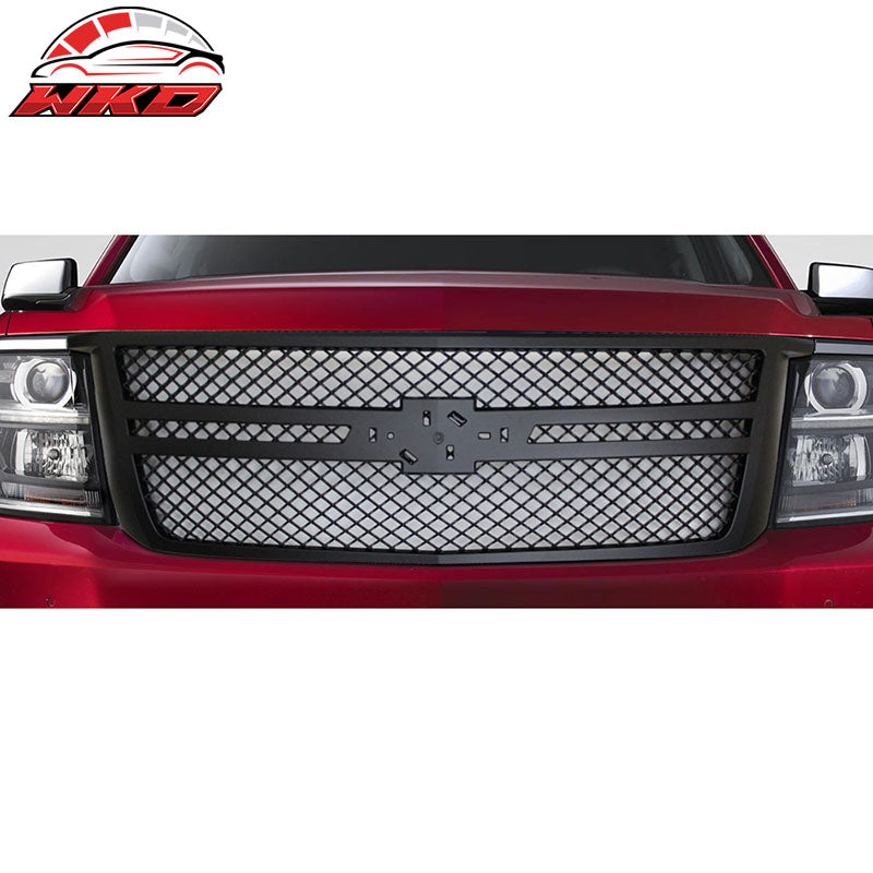 Fits 15-20 Chevrolet Tahoe & Suburban B Style Front Bumper Upper Hood Grille ABS