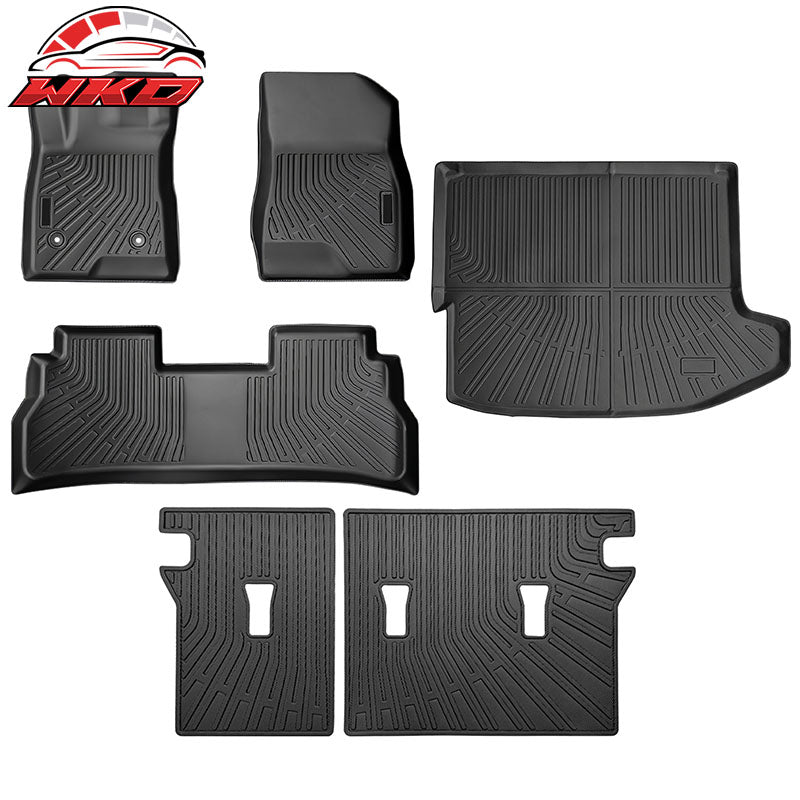 Wholesale 24-26 Chevrolet Trax TPE All Weather Floor Mats+ Trunk Mat+ Backrest Mats