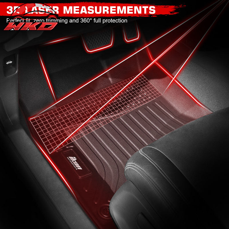 Fits 24-26 Chevrolet Trax TPE All Weather Floor Mats+ Trunk Mat+ Backrest Mats