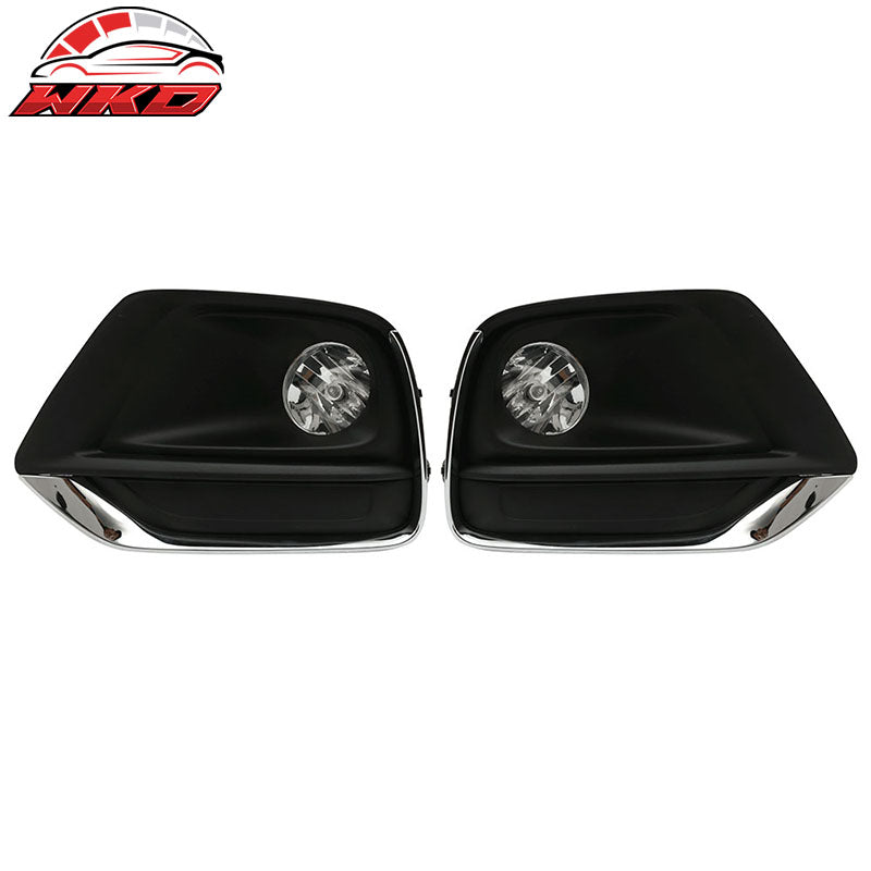 Wholesale 17-21 Chevy Trax OE Fog Light Foglight Kit Fog Lamp with Chrome Trim