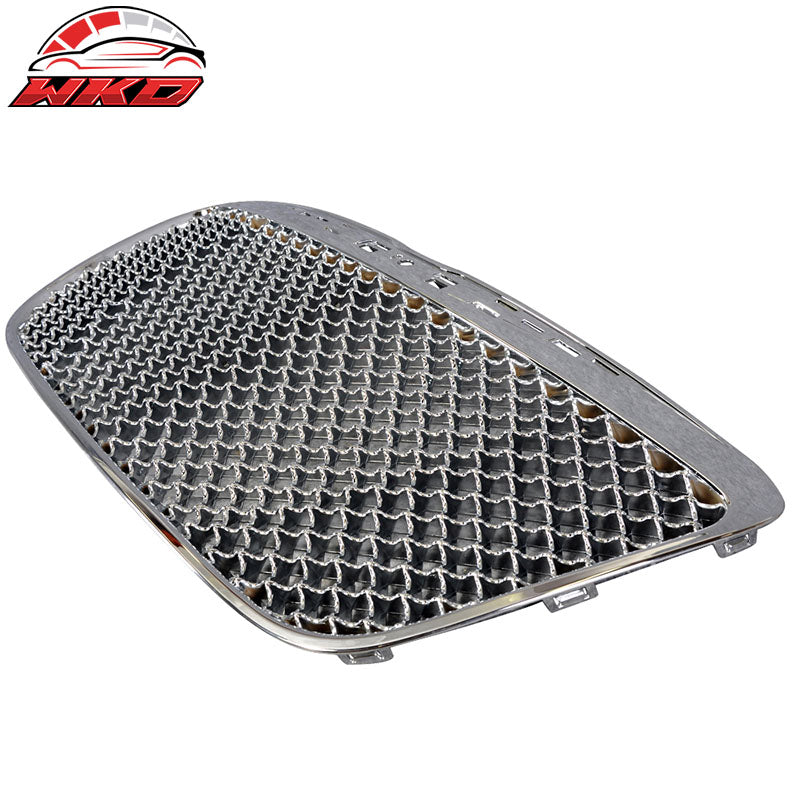 Wholesale 11-14 Chrysler 300 300C B Style Mesh Front Bumper Grille Guard Chrome ABS - Wikond Auto