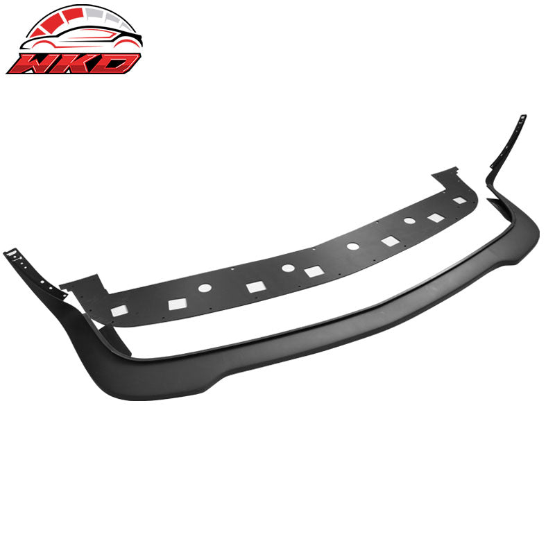 Fits 15-23 Dodge Challenger SRT Hellcat Style Front Bumper Lip + Splitter Kit PP