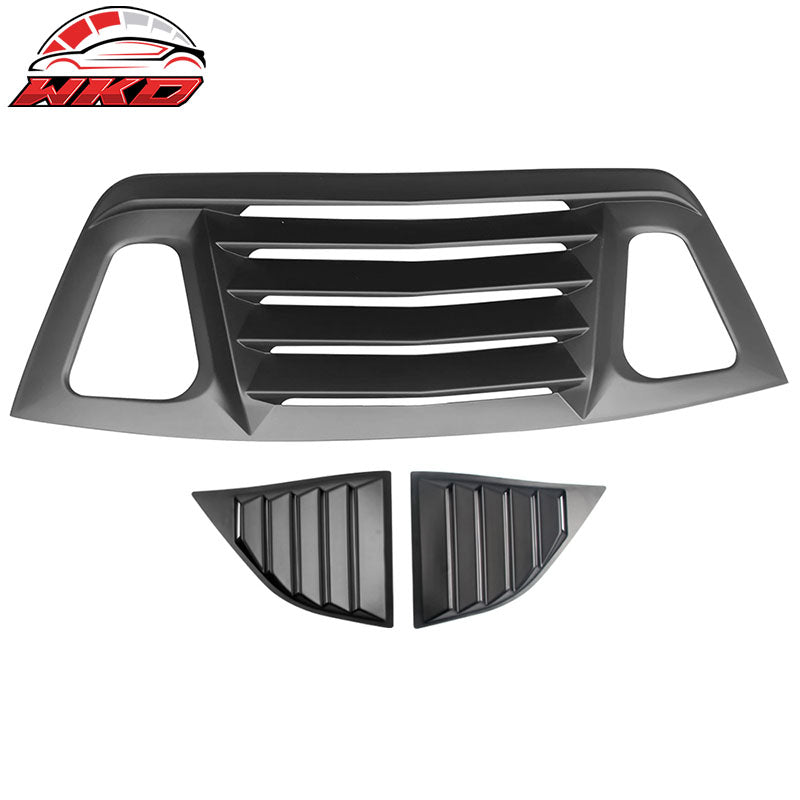 Wholesale 08-23 Dodge Challenger V2 Style Rear Side Window Louver Air Vent