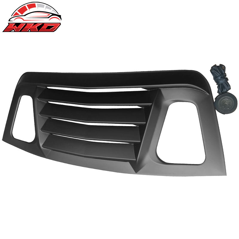 Fits 08-23 Dodge Challenger V2 Style Rear Side Window Louver Air Vent