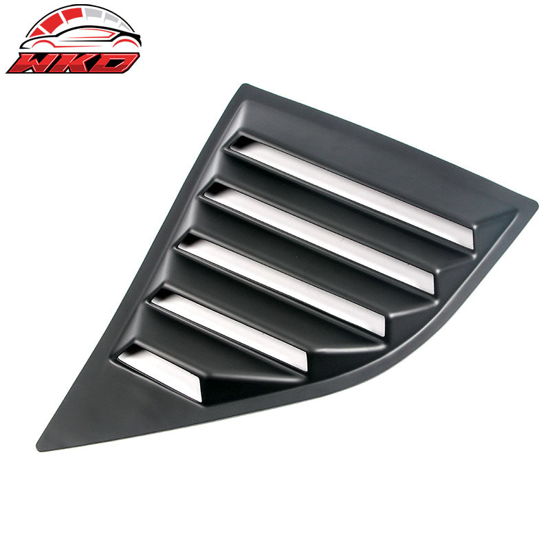 Fits 08-23 Dodge Challenger V2 Style Rear Side Window Louver Air Vent
