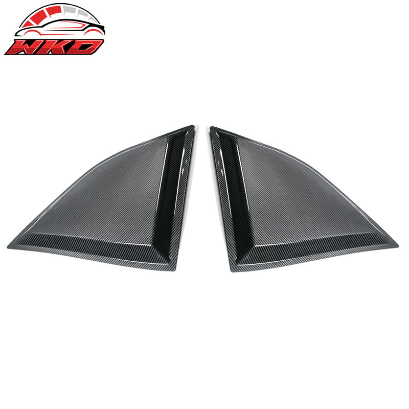 Fits 08-23 Dodge Challenger XE V2 Style Rear Side Window Louver Scoops - PP