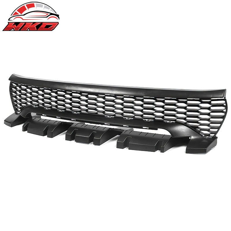 Fits 15-23 Dodge Charger Sedan PP Front Bumper Cover W/Grille LED Foglight Cover