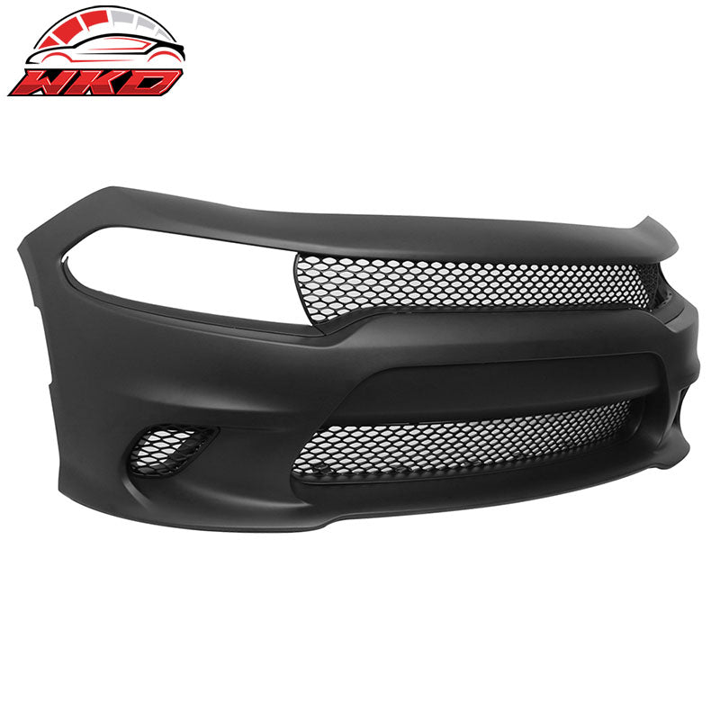 Fits 15-23 Dodge Charger Hellcat Full Bumper Conversion Front+Rear PP