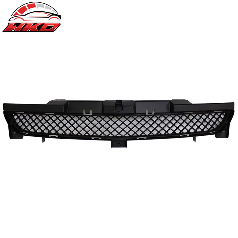 Fits 11-14 Dodge Charger Front Upper / Bottom Unpainted Mesh Hood Grille