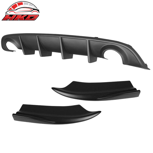 Wholesale 15-23 Dodge Charger SRT Rear Diffuser Bumper + V2 Style Side Aprons Lip -PP