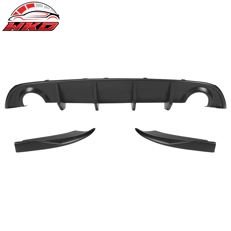 Wholesale 15-23 Dodge Charger SRT V2 Style Rear Diffuser & 2PC Side Apron Matte Black