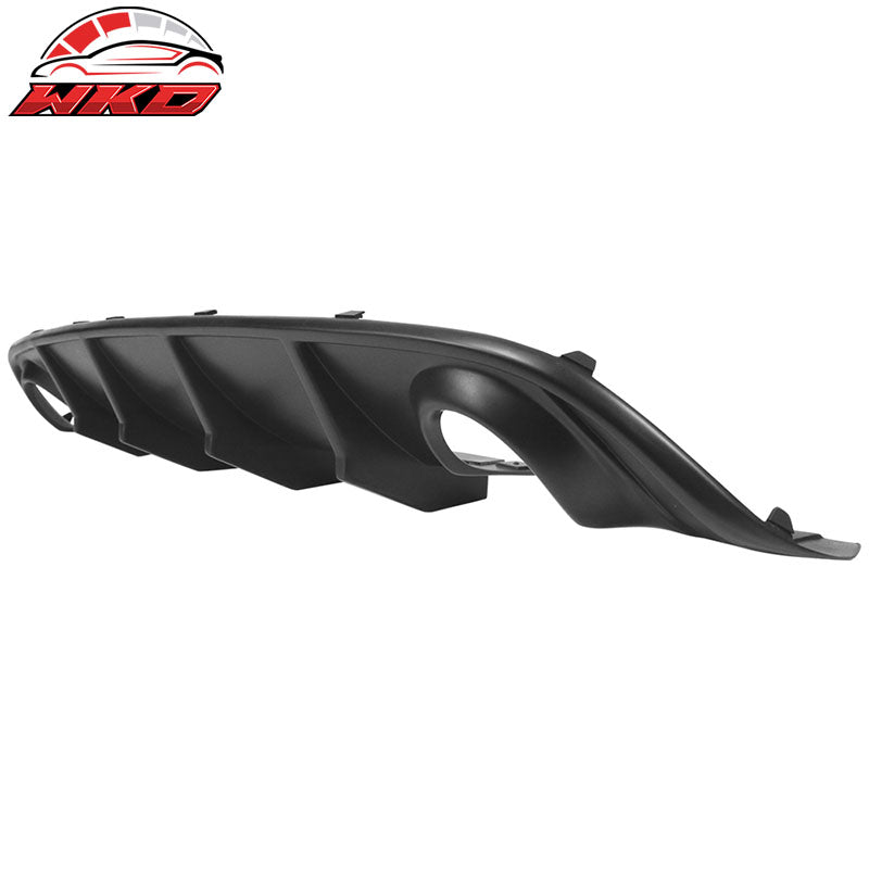 Fits 15-23 Dodge Charger SRT V2 Style Rear Diffuser & 2PC Side Apron Matte Black