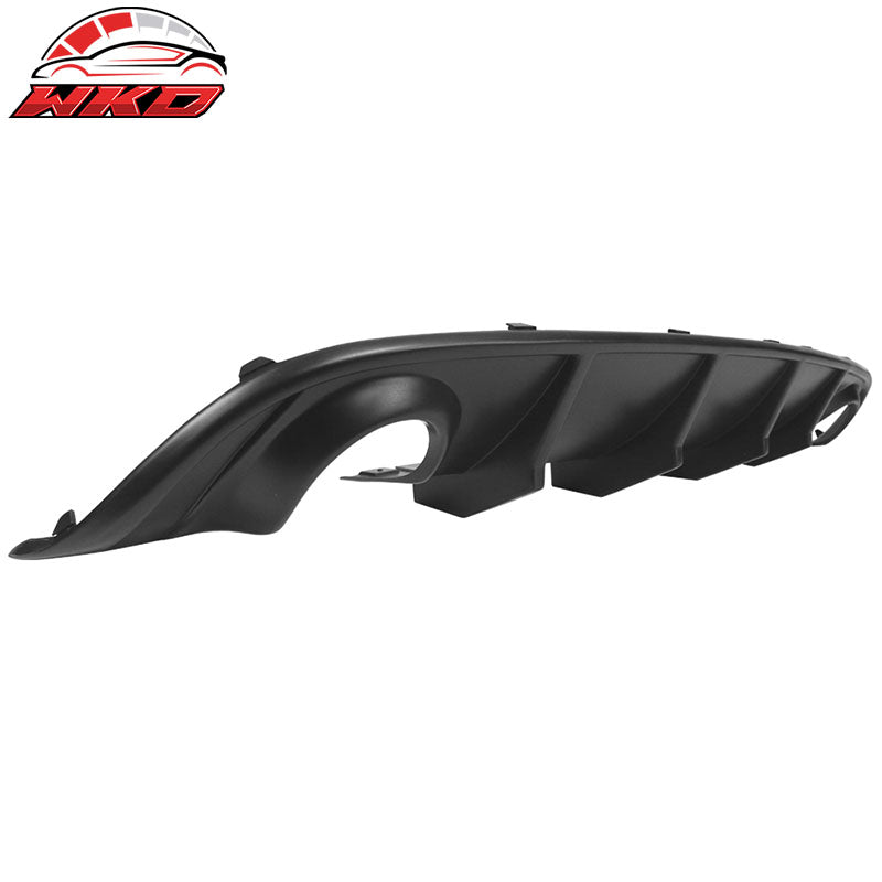 Fits 15-23 Dodge Charger SRT V2 Style Rear Diffuser & 2PC Side Apron Matte Black