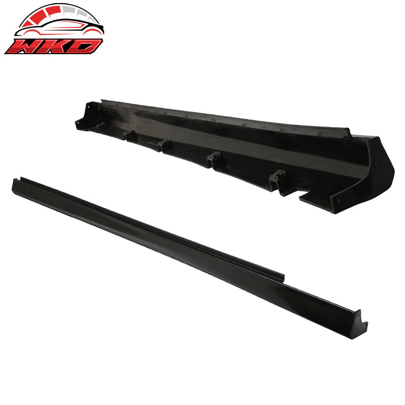 Wholesale 11-23 Dodge Charger GT R/T SXT Scat Pack Side Skirts Rocker Panel Unpainted - Wikond Auto