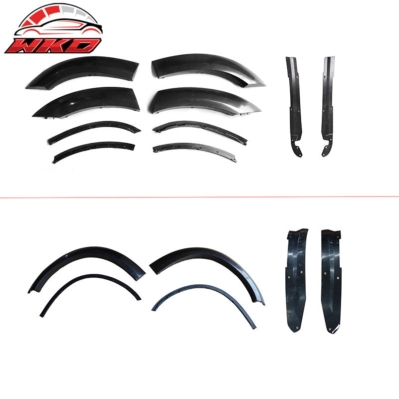 Fits 15-23 Dodge Charger Widebody Whole Bumper Side Carbon Look Diffuser Kits