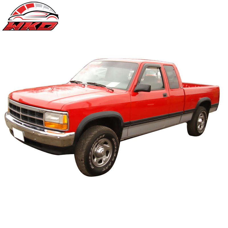 Fits 87-96 Dodge Dakota Window Visors Acrylic Sun Guard Rain Deflector 2PCS