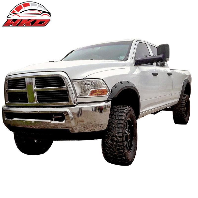 Wholesale 10-18 Dodge Ram 2500 3500 Pocket Style Fender Flares Unpainted 4PC - PP - Wikond Auto