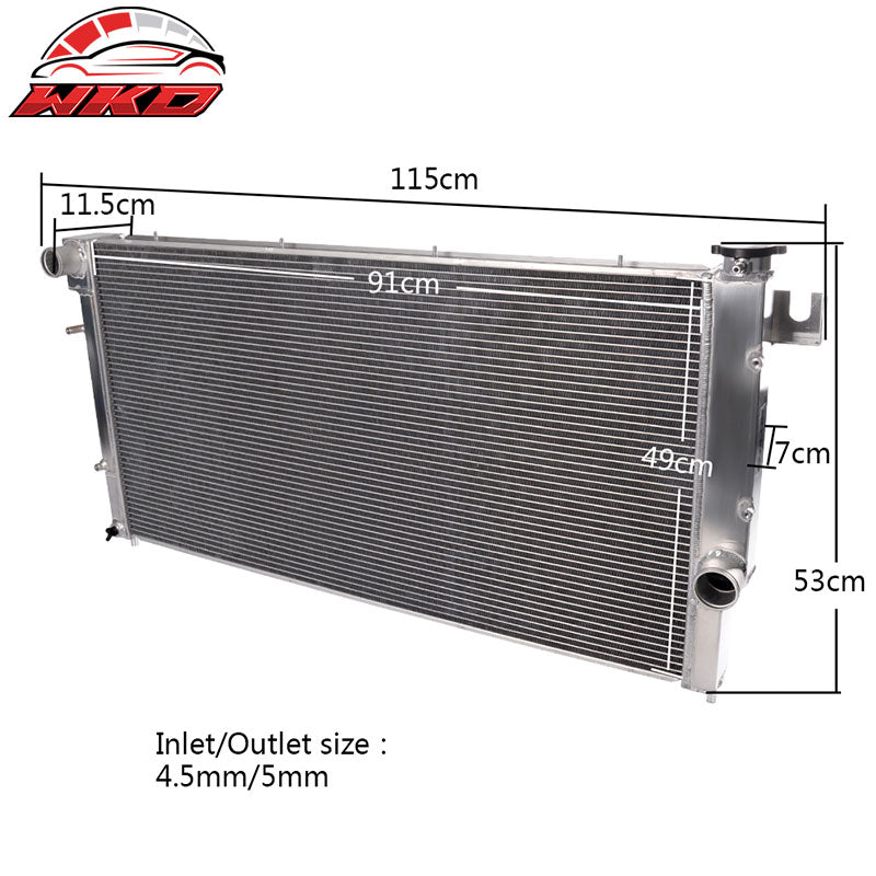 Wholesale 94-02 Dodge Ram 2500 3500 62MM 5.9L Diesel Engine Aluminum Racing Radiator - Wikond Auto